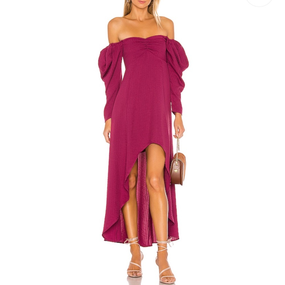 REVOLVE Bryson Dress in Magenta Tularosa NWOT